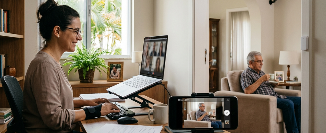 Como Conciliar o Trabalho em Home Office e a Segurança de um Idoso com Alzheimer