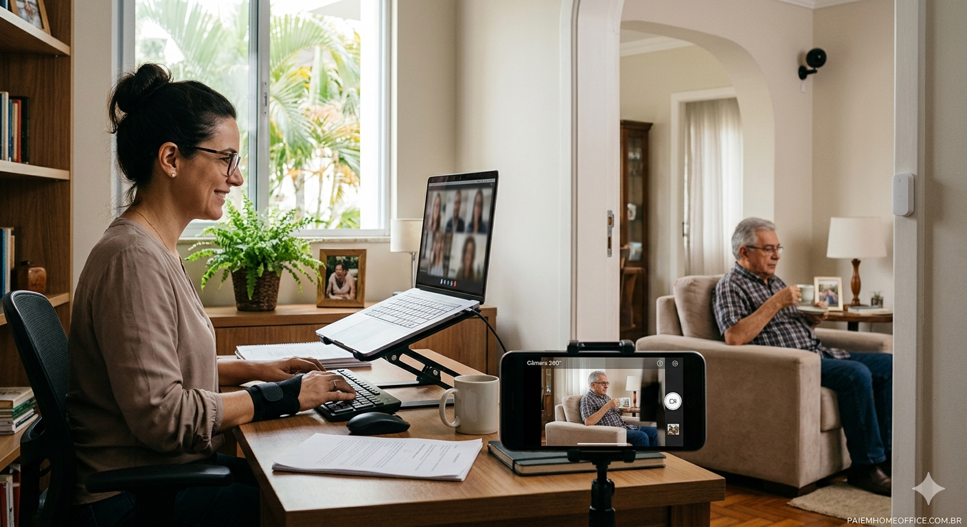 Como Conciliar o Trabalho em Home Office e a Segurança de um Idoso com Alzheimer