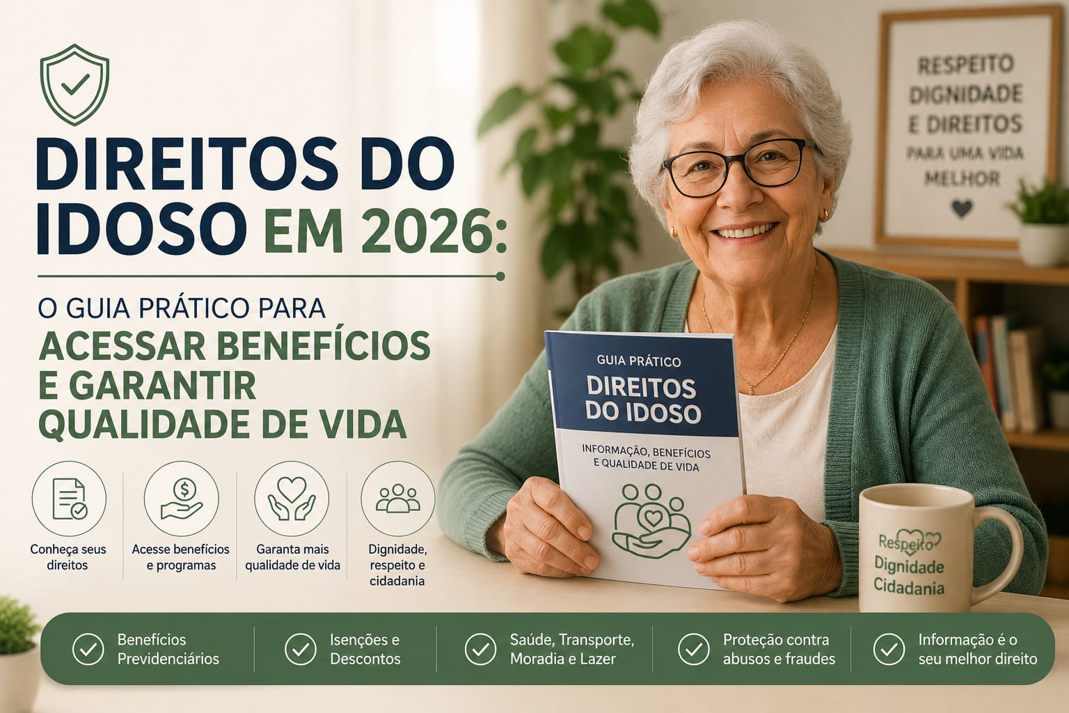 Direitos do Idoso em 2026: O Guia Prático para Acessar Benefícios e Garantir Qualidade de Vida.