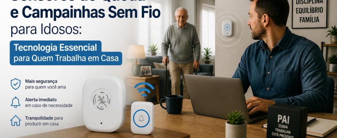 Sensores de Queda e Campainhas Sem Fio para Idosos: Tecnologia Essencial para Quem Trabalha em Casa