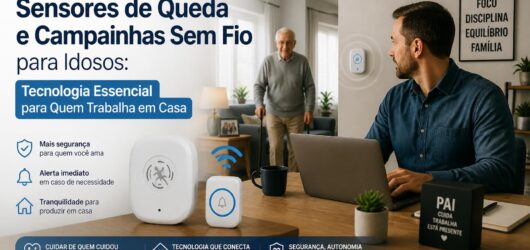 Sensores de Queda e Campainhas Sem Fio para Idosos: Tecnologia Essencial para Quem Trabalha em Casa